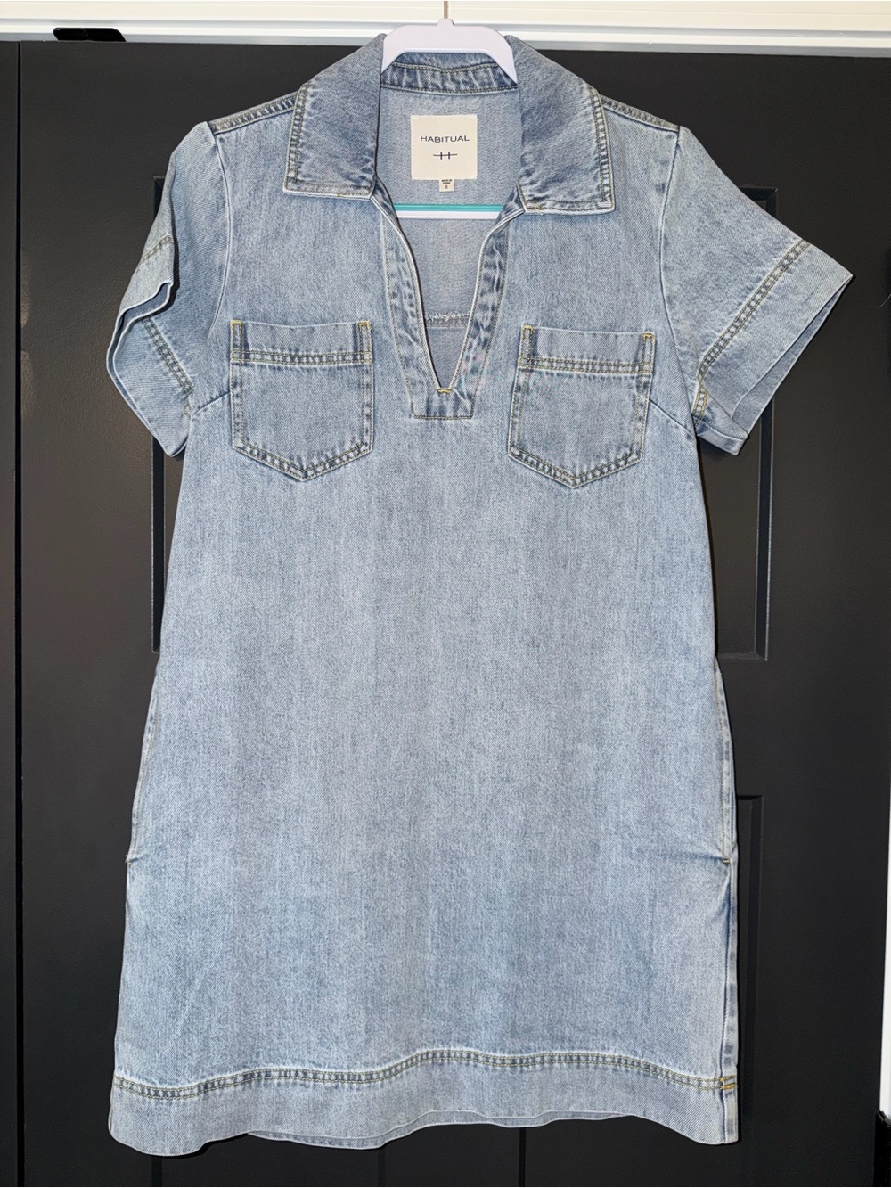 Habitual Denim Dress - Small